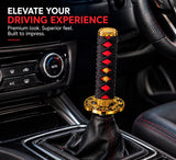 AutoBizarre Samurai Sword Shaped Car Gear Shift Knob Katana Style Personalised Gear Shifter Handle for All Cars