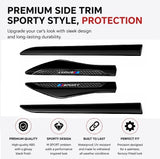 AutoBizarre Car 4 Pcs Sports Side Fender Vent Sticker Decal Car Exterior Décor for All Cars