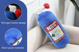AutoBizarre Car Backrest Pillow NOS Nitrous Oxide Bottle Shaped Plush Toy Gift Pillow Car Cushion for Comfortable Driving, Office, Home & Car Decor