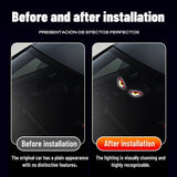 AutoBizarre Wireless Triangle Window Devil Eye Shaped LED Light Solar Powered Demon Eye Light For Car Windshield Universal for All Cars, SUV’s