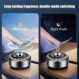 AutoBizarre Solar Powered Car Air Freshener Rotating Eagle Figurine Perfume For Car Dashboard
