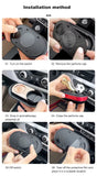 AutoBizarre Solar Powered Car Air Freshener Golden Boot Rotating Football Perfume for Car Dashboard