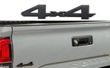 AutoBizarre 3D Raised Matte Black Metal 4x4 Emblem Badge Sticker for All Cars