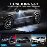 AutoBizarre Car ORVM Side Rear View Mirror Angel Wing Projector Light/Shadow LED Light/Ghost Light/Welcome Lights Universal for All Cars