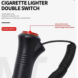 AutoBizarre 12V Car Dash Emergency Warning Strobe Red Blue Flasher Windshield Sucker 8 LED Light with Multiple Flashing Modes for All Cars, Emergency Vehicles, etc.