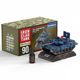 AutoBizarre Solar Powered Car Air Freshener Rotating Army Tank Shaped Perfume for Car Dashboard
