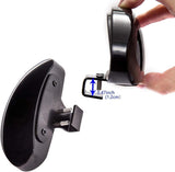 AutoBizarre Adjustable Car Auxiliary Wide Angle Rear View Blind Spot Mirror Convex Mirror Screw Fixation Universal for All Cars