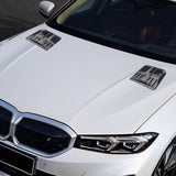 AutoBizarre Car Styling Decorative Air Flow Intake Bonnet Hood Scoop Fender Vents Side Vents Set of 2 Pcs - Universal for All Cars