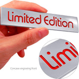 AutoBizarre 3D Raised Limited Edition Metal Monogram Emblem Badge Sticker for All Cars & Bikes