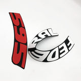 AutoBizarre DIY Federal 595 3D Letters Rubber Tyre Stickers Kit for Decoration Styling Universal for All Cars, Vans, Trucks, Motorcycles