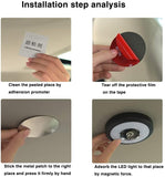 AutoBizarre 3 Color Portable USB Rechargeable Multi-Purpose Car Interior Roof Light For All Cars Home Office Kitchen Bedroom Camps etc
