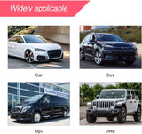 AutoBizarre 90cm x 7cm Black Red Car Rear Bumper Protector Guard Anti-Scratch Anti-Slip Car Trunk Door Sill Protector Rubber Strip for Trunk Protection and Decoration