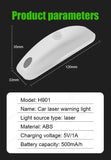 AutoBizarre Car Anti-Collision Anti-Tailgating 2 Pcs Car Exterior Roof Laser Warning Light Green Laser Vehicle Remote Pilot Light Universal for All Cars, Bikes, Vans, Trucks, SUVs, etc.