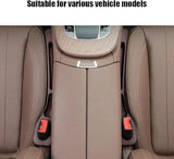 AutoBizarre 2 in 1 Car Gap Cushion Center Console Gap Filler Seat Pad Seat Side Cushion Organizer with Mobile Holder & Card/Key Holder For all Cars - Set of 2 pcs
