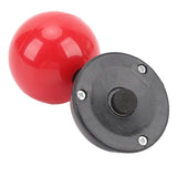 AutoBizarre Car Push Start Stop Button Ring ABS Plastic Joystick Style Cover for Push Start Stop Button Protection and Decoration for All Cars (Red)