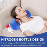 AutoBizarre Car Backrest Pillow NOS Nitrous Oxide Bottle Shaped Plush Toy Gift Pillow Car Cushion for Comfortable Driving, Office, Home & Car Decor