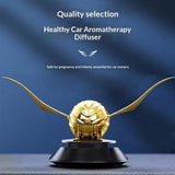 AutoBizarre Solar Powered Golden Ball Angel Wings Car Air Freshener For Car Dashboard