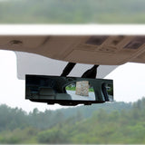 AutoBizarre Car Rearview Mirror Interior Clip-on Wide Angle Panoramic Anti-Glare 300mm Convex Rearview Mirror Universal for all Cars, SUVs, Trucks, etc