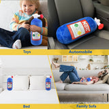 AutoBizarre Car Backrest Pillow NOS Nitrous Oxide Bottle Shaped Plush Toy Gift Pillow Car Cushion for Comfortable Driving, Office, Home & Car Decor