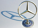 AutoBizarre Mercedes Benz Hood Ornament Bonnet Emblem Zinc Alloy Star Logo Badge