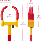 AutoBizarre Anti-Theft Heavy Duty Metal Body Adjustable Claw Wheel Security Lock Tyre Lock (works with all cars)