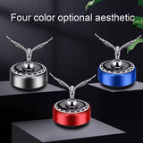 AutoBizarre Solar Powered Car Air Freshener Rotating Eagle Figurine Perfume For Car Dashboard