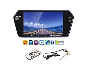 AutoBizarre 7 Inch Full HD Bluetooth LED Video Monitor Screen with Bluetooth, USB and SD Card Slot