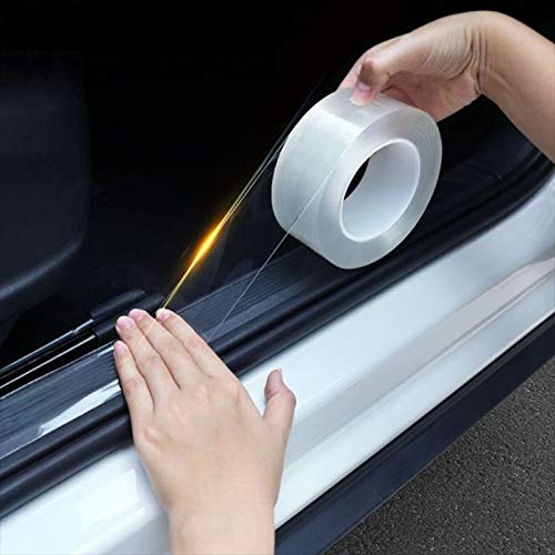 AutoBizarre High Gloss Transparent Anti-Scratch Edge Guard Scuff Plate