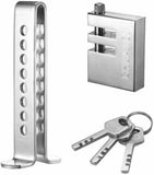 AutoBizarre Anti-Theft Car Clutch Pedal Lock Chrome Stainless Steel Security Lock System for All Cars