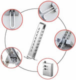 AutoBizarre Anti-Theft Car Clutch Pedal Lock Chrome Stainless Steel Security Lock System for All Cars
