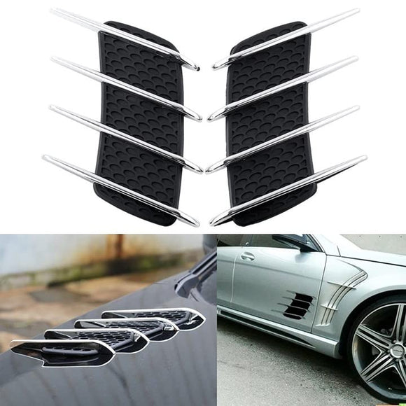 AutoBizarre Car Styling Decorative Side Vents Air Flow Duct Stickers w