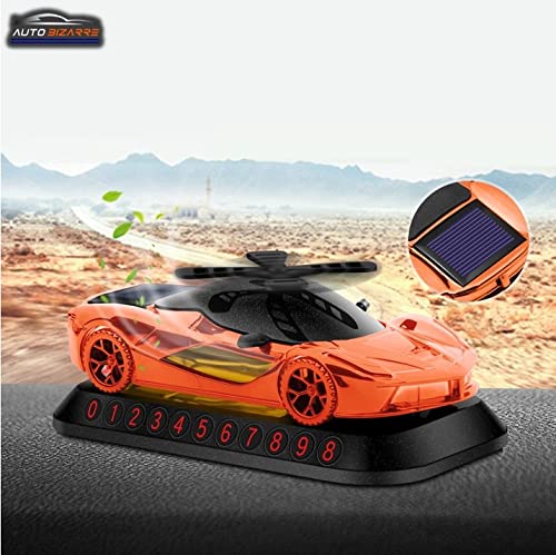 AutoBizarre Car Shaped Solar Powered Rotating Fan Car Air Freshener Car  Dashboard Accessory For Car Interior Decoration For All Cars