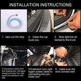 AutoBizarre Car Dicky Light/Trunk Light/Flow LED Strip/Boot LED DRL For All Cars