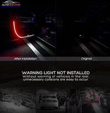 AutoBizarre Car Anti Collision Door Safety 144 LED Strobe Flashing Moving Matrix Strip Light Door Warning Light For All Cars (Set of 2 piece)